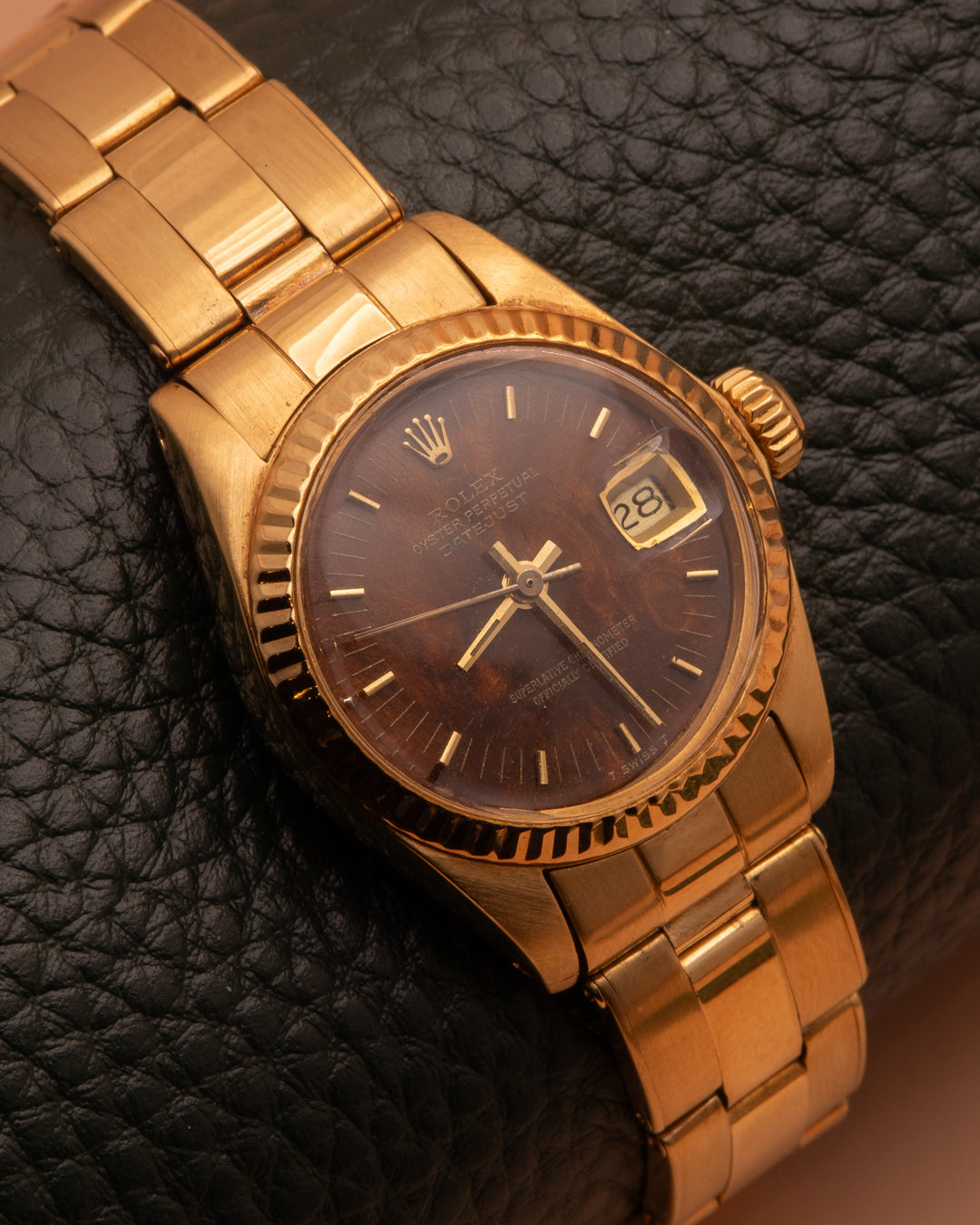 ROLEX DATEJUST WOOD DIAL LADY