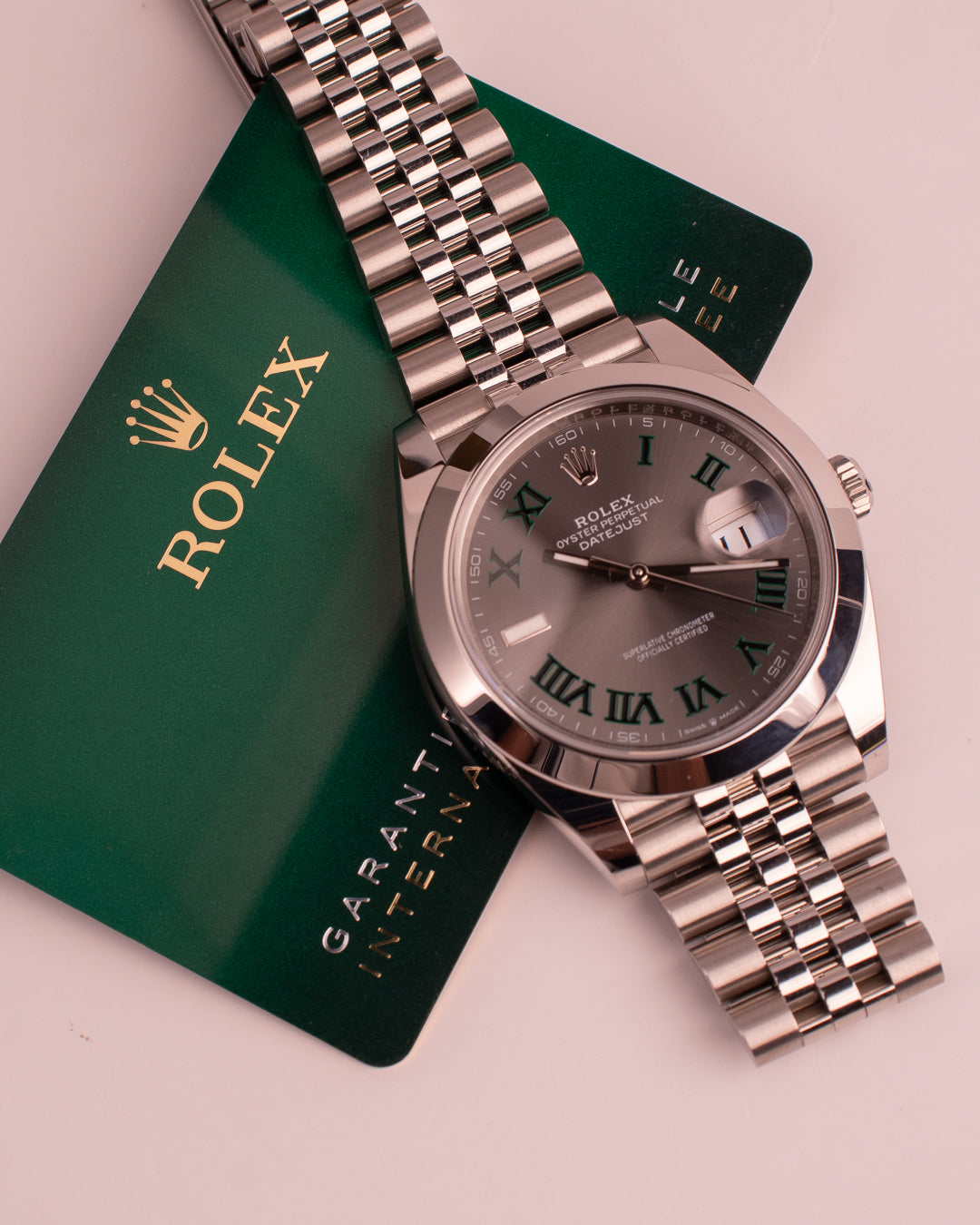 ROLEX DATEJUST 41 “WIMBLEDON” SLATE GRAY