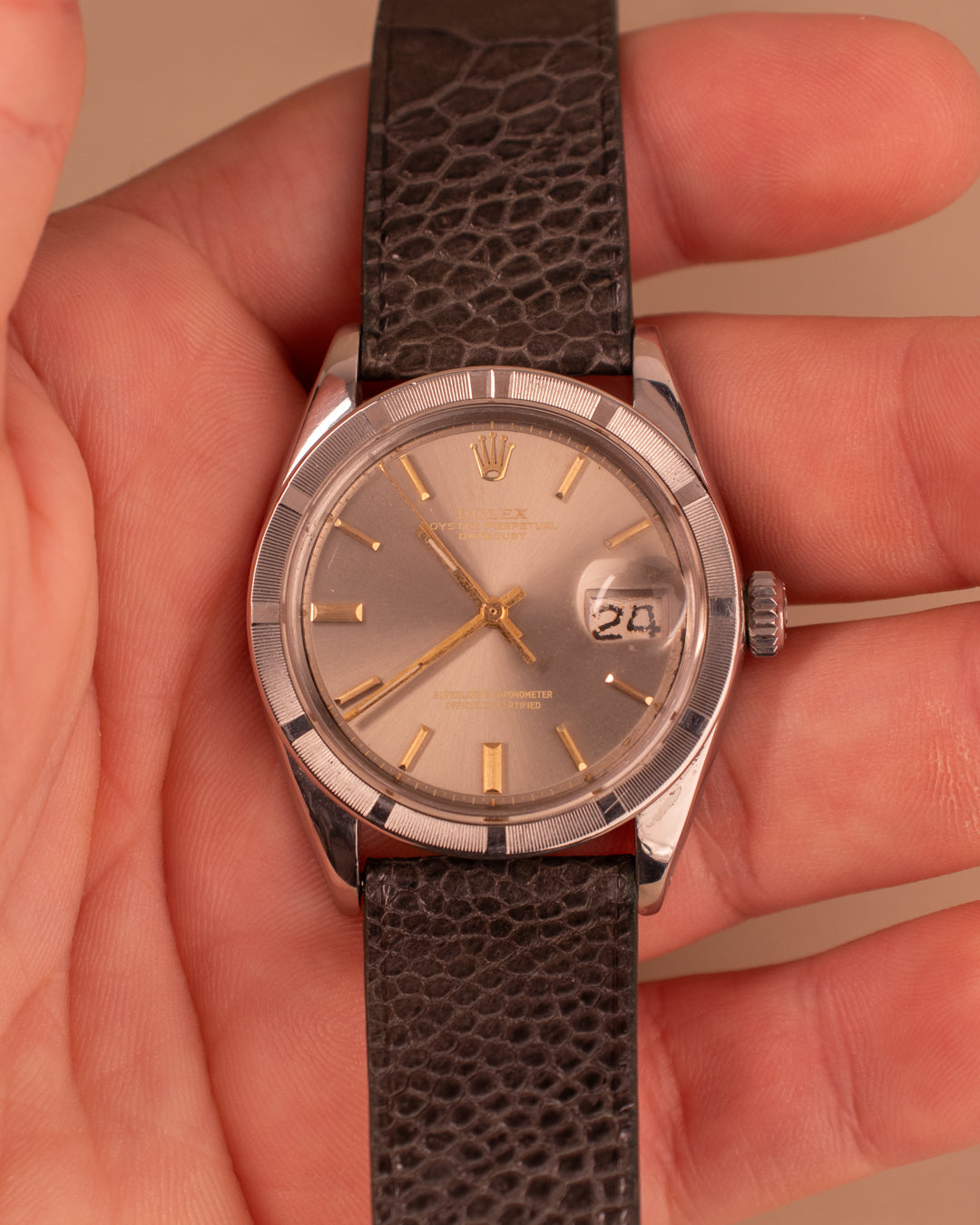 ROLEX DATEJUST 34 Taupe Dial