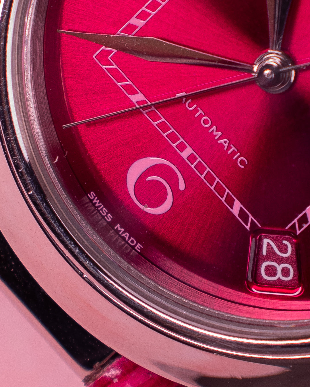 CARTIER PASHA C - RASPBERRY SPECIAL EDITION