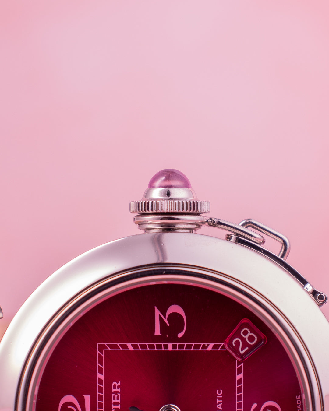 CARTIER PASHA C - RASPBERRY SPECIAL EDITION