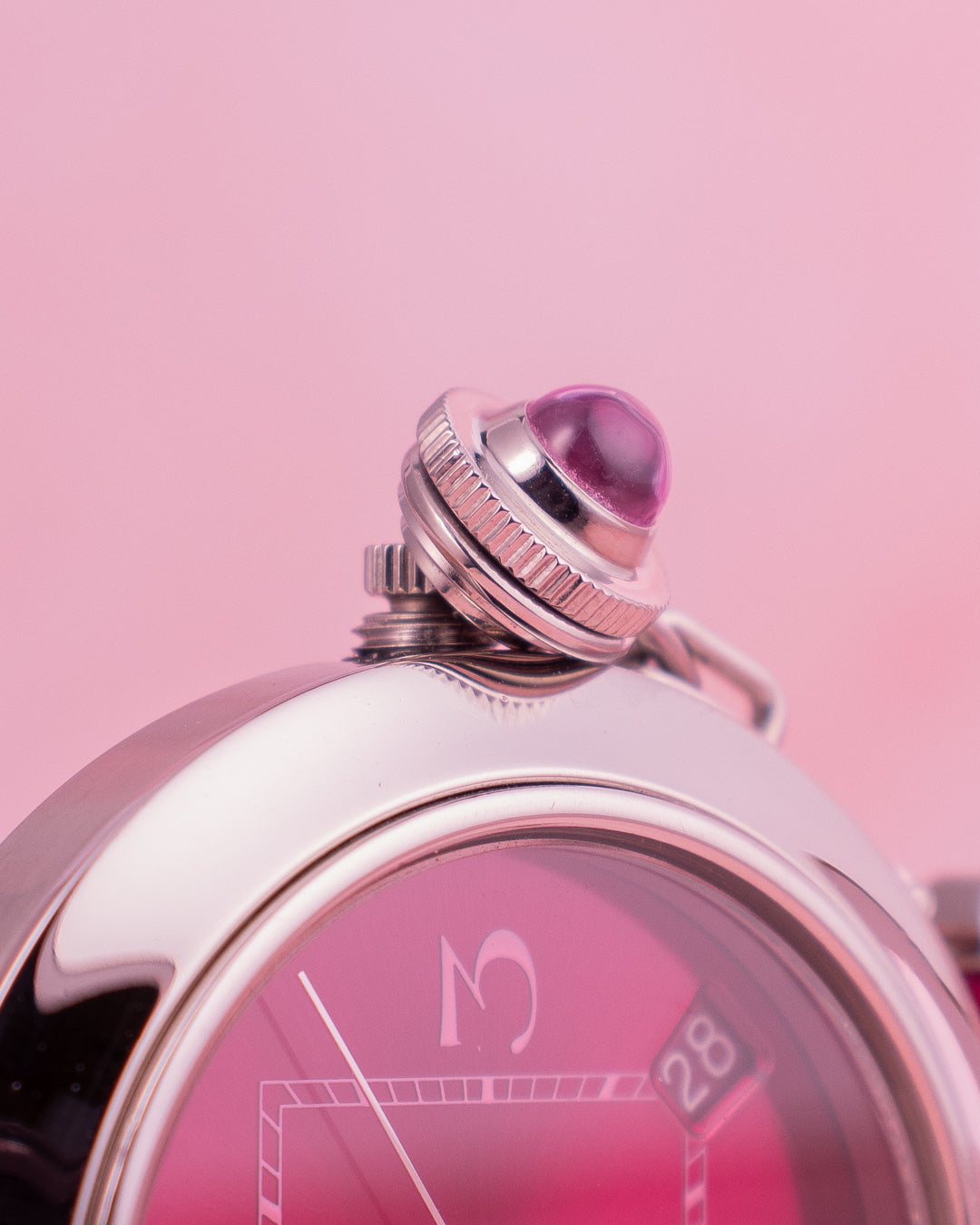 CARTIER PASHA C - RASPBERRY SPECIAL EDITION