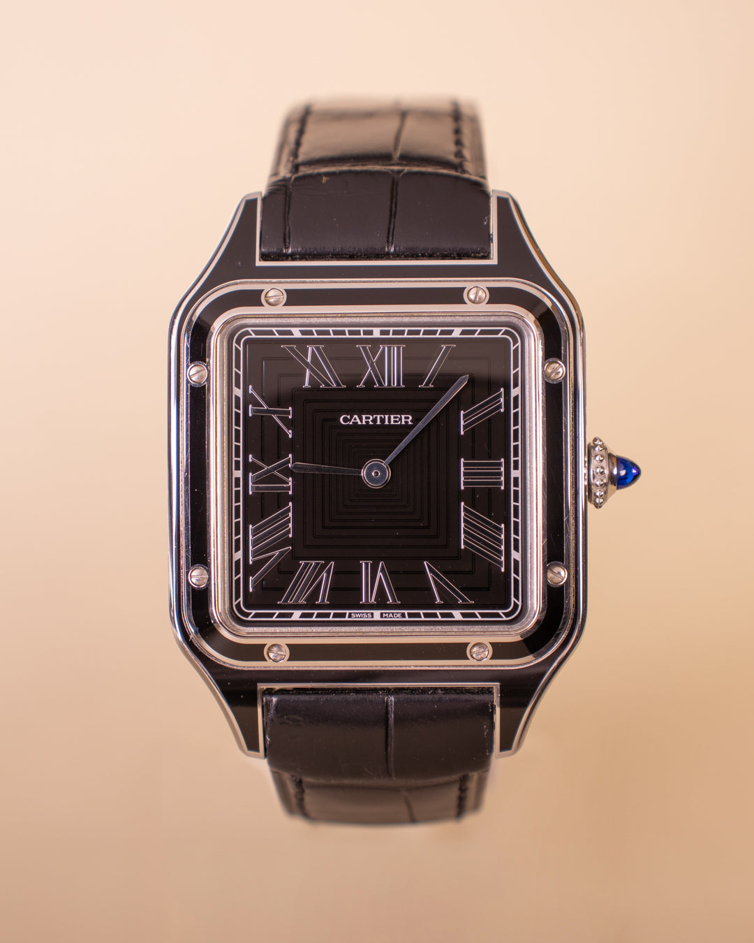 CARTIER SANTOS DUMONT BLACK LACQUER