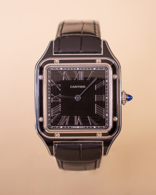 CARTIER SANTOS DUMONT BLACK LACQUER