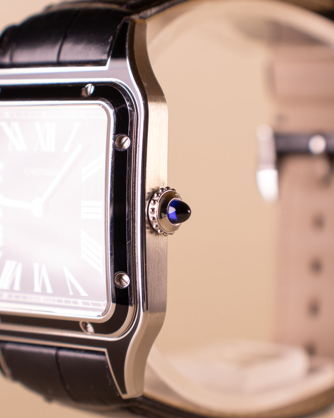 CARTIER SANTOS DUMONT BLACK LACQUER