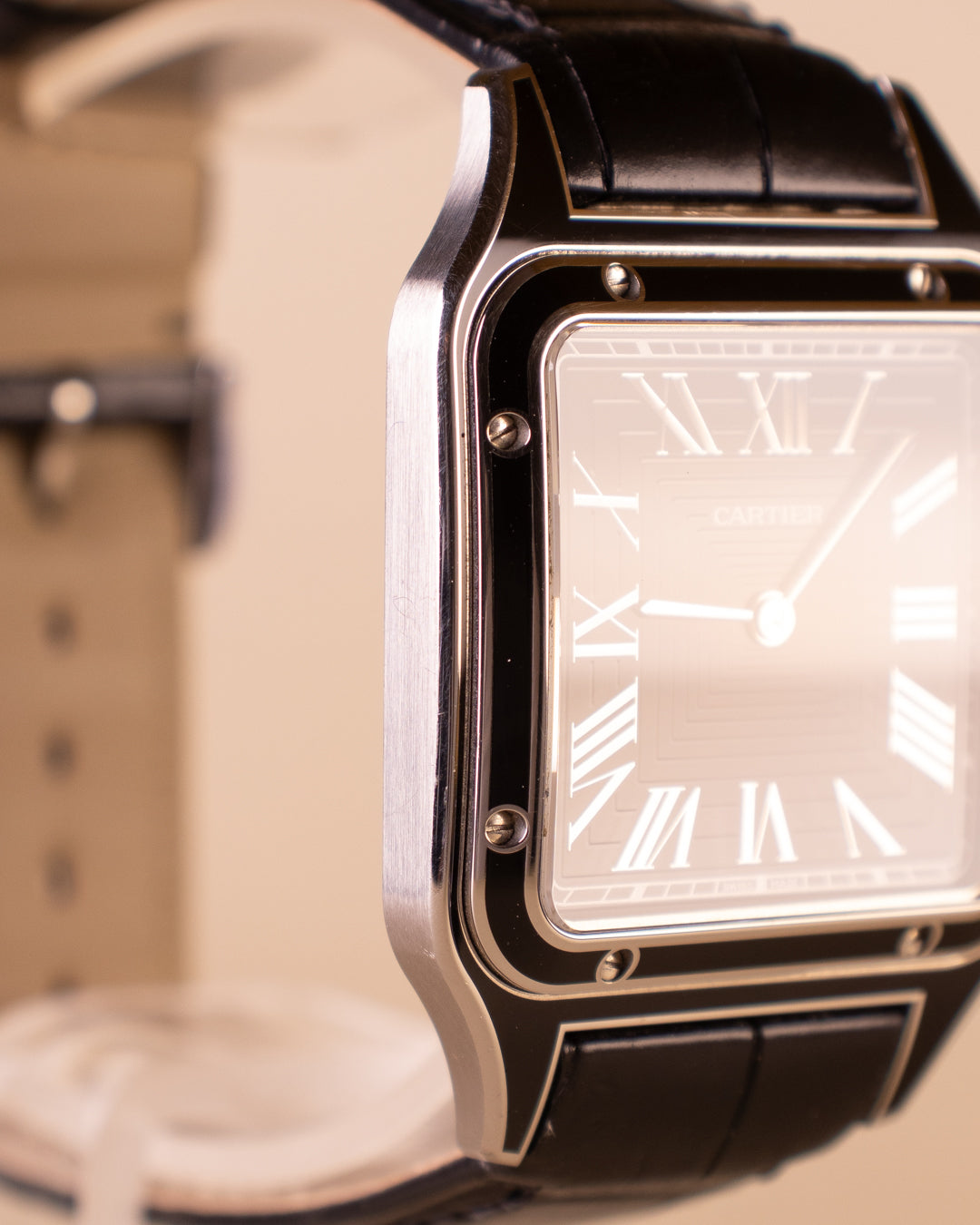 CARTIER SANTOS DUMONT BLACK LACQUER