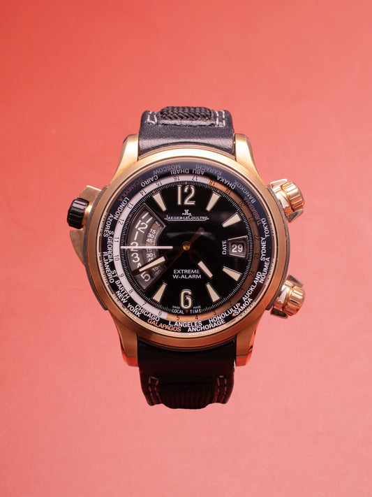 JAEGER LECOULTRE MASTER COMPRESSOR EXTREME WORLD ALARM TIDES OF TIME