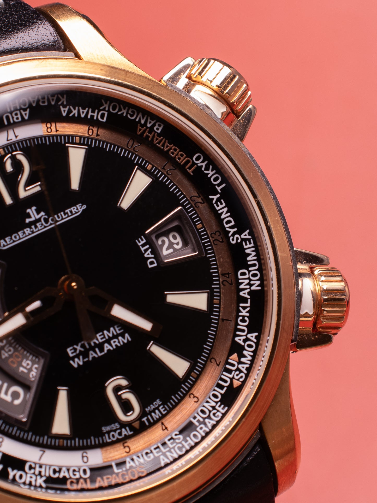 JAEGER LECOULTRE MASTER COMPRESSOR EXTREME WORLD ALARM TIDES OF TIME