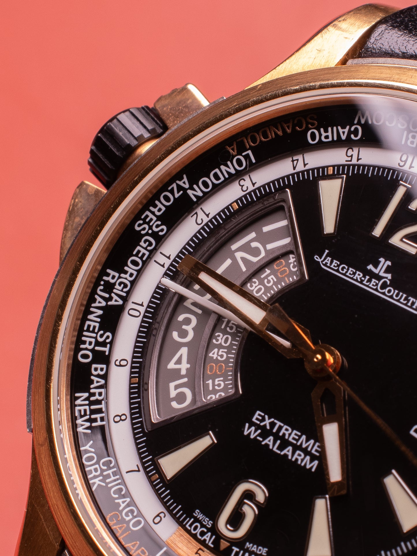 JAEGER LECOULTRE MASTER COMPRESSOR EXTREME WORLD ALARM TIDES OF TIME