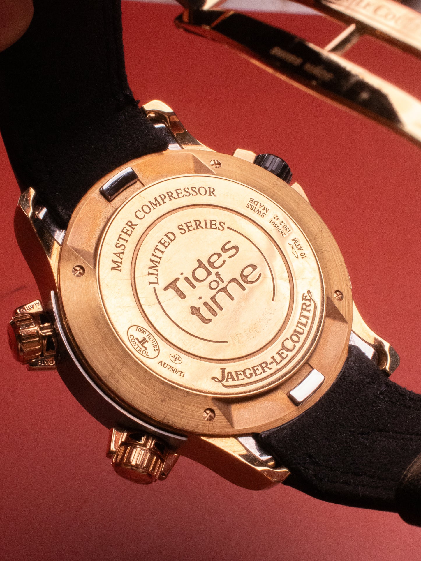 JAEGER LECOULTRE MASTER COMPRESSOR EXTREME WORLD ALARM TIDES OF TIME