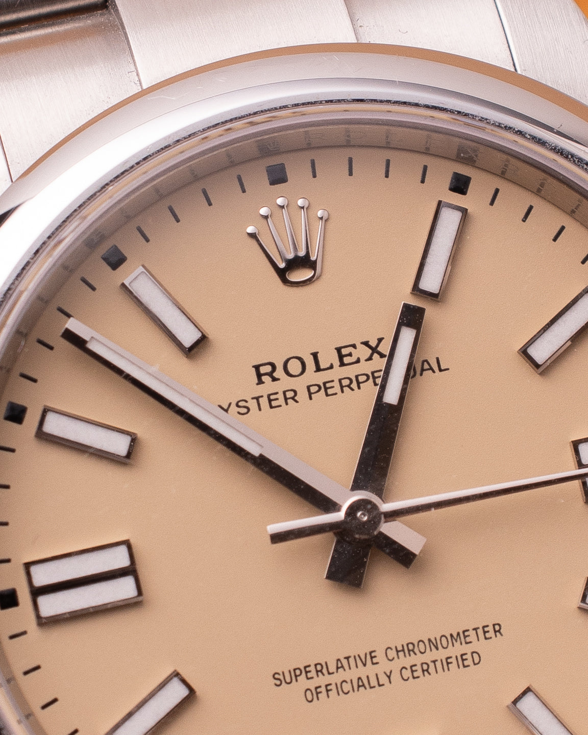 ROLEX OYSTER PERPETUAL BEIGE