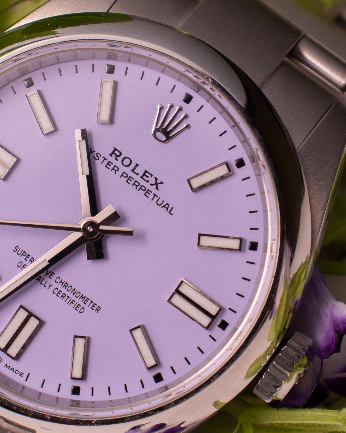 ROLEX OYSTER PERPETUAL LAVENDER