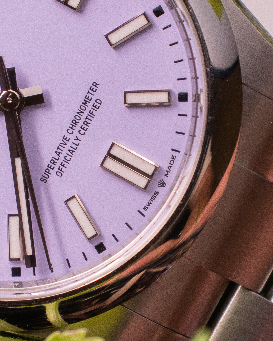 ROLEX OYSTER PERPETUAL LAVENDER