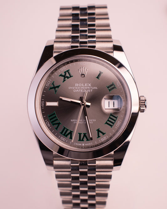 ROLEX DATEJUST 41 “WIMBLEDON” SLATE GRAY