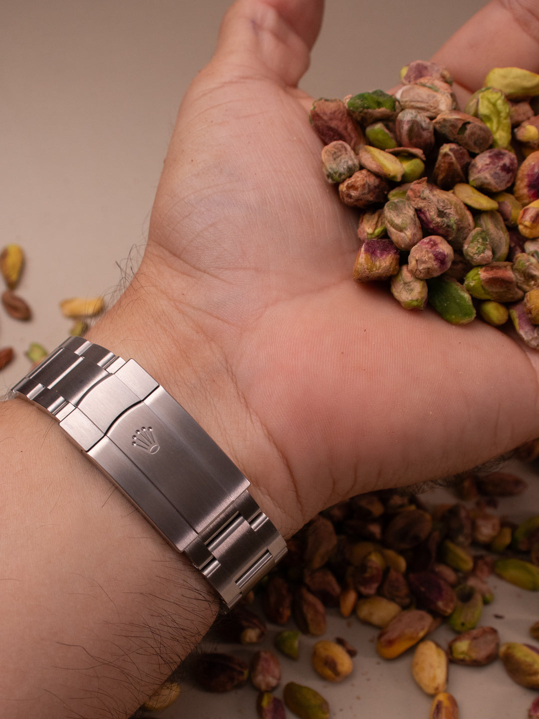 ROLEX OYSTER PERPETUAL PISTACHIO