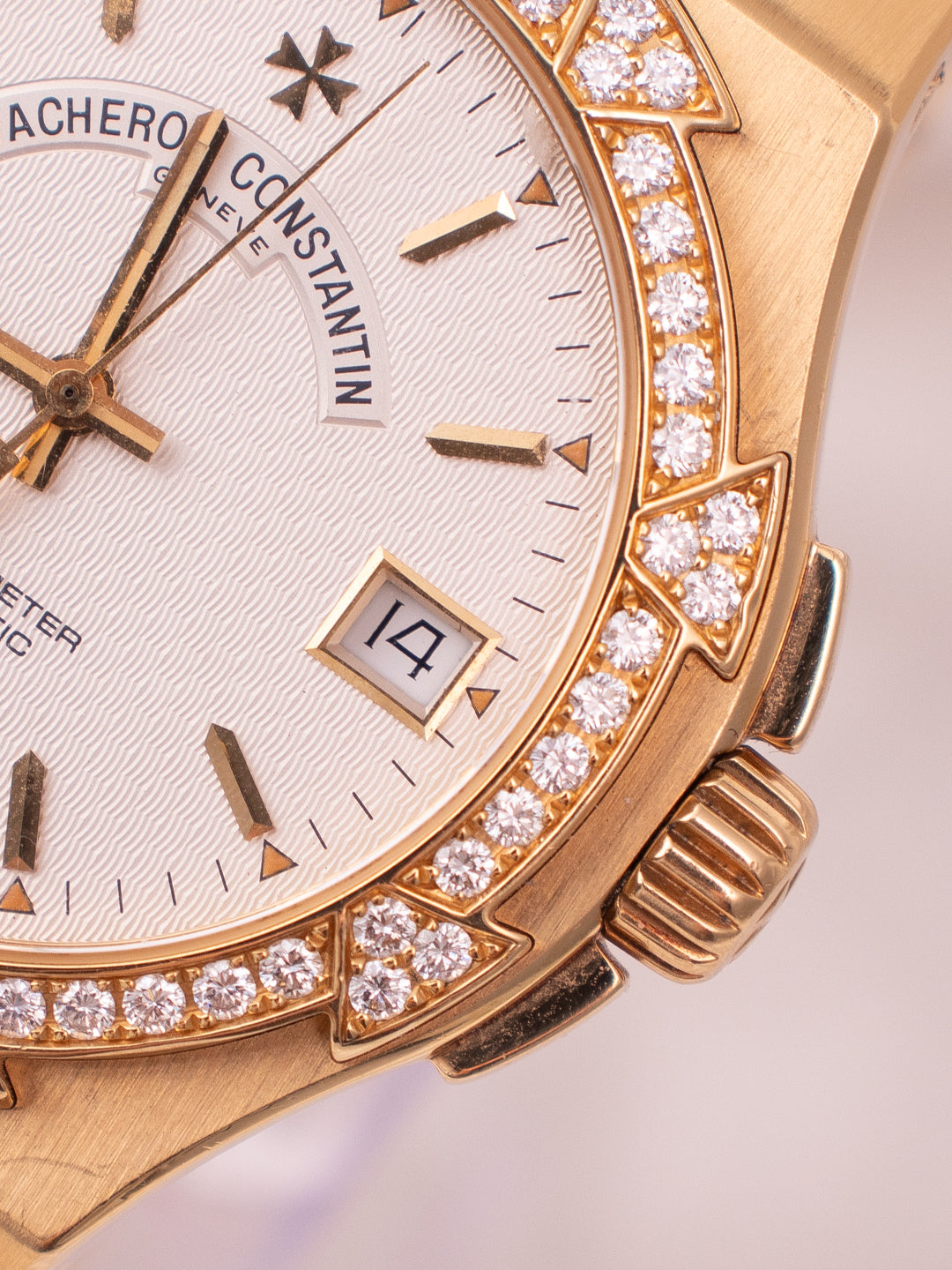 VACHERON COSNTANTIN OVERSEAS JUMBO DIAMOND SET