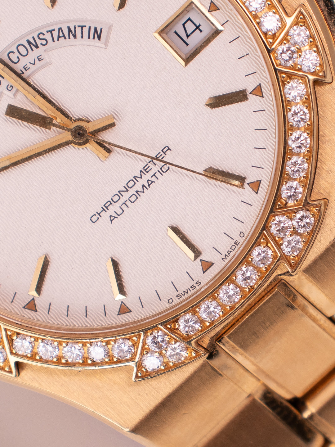 VACHERON COSNTANTIN OVERSEAS JUMBO DIAMOND SET
