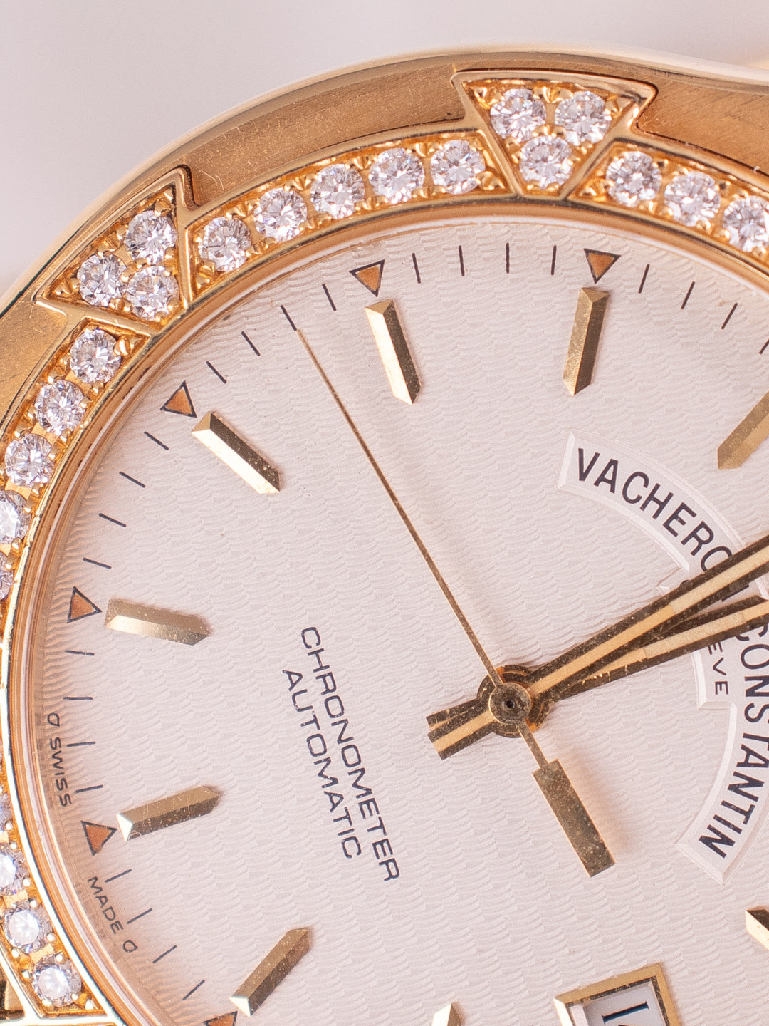 VACHERON COSNTANTIN OVERSEAS JUMBO DIAMOND SET
