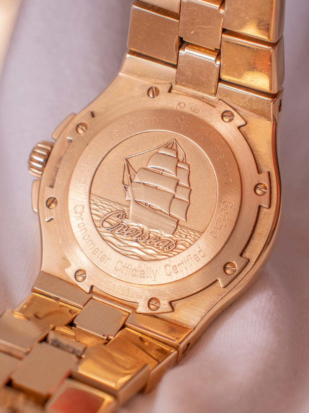 VACHERON COSNTANTIN OVERSEAS JUMBO DIAMOND SET