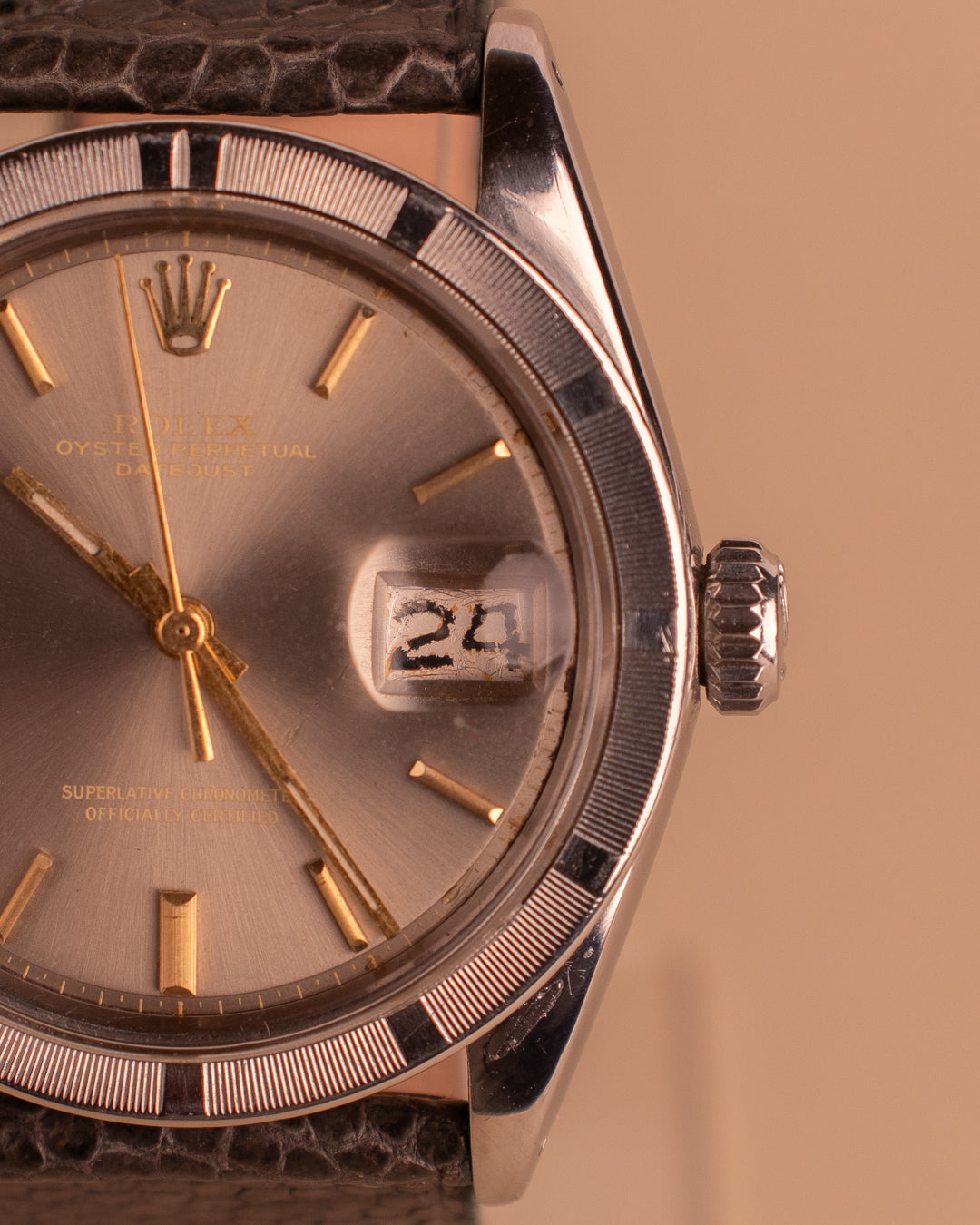 ROLEX DATEJUST 34 Taupe Dial